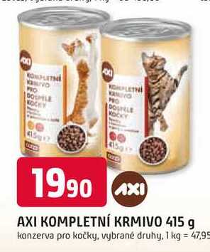 AXI KOMPLETNÍ KRMIVO 415 g 