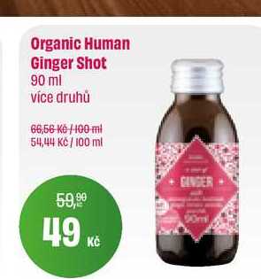 Organic Human Ginger Shot 90 ml 