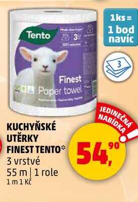 KUCHYŇSKÉ UTĚRKY FINEST TENTO, 1 role