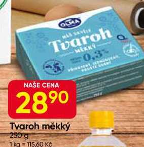 OLMA Tvaroh měkký 250 g