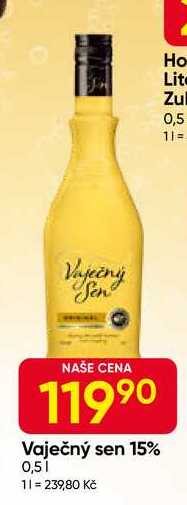 Vaječný sen 15% 0,5l