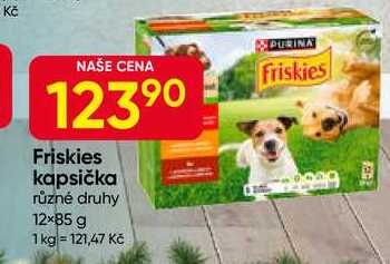 Friskies kapsička různé druhy 12x85 g