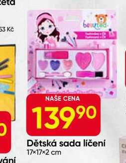 Dětská sada líčení 17×17×2 cm