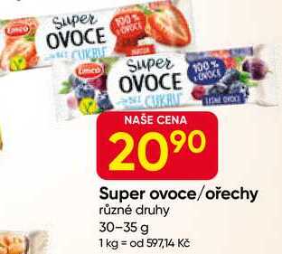 emco Super ovoce/ořechy různé druhy 30-35 g
