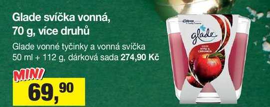 Glade svíčka vonná 70 g