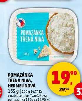 POMAZÁNKA TŘENÁ NIVA, 135 g