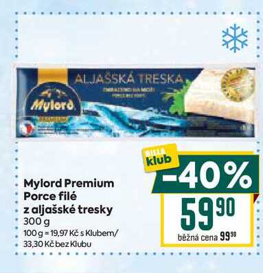 Mylord Premium Porce filé z aljašské tresky 300 g
