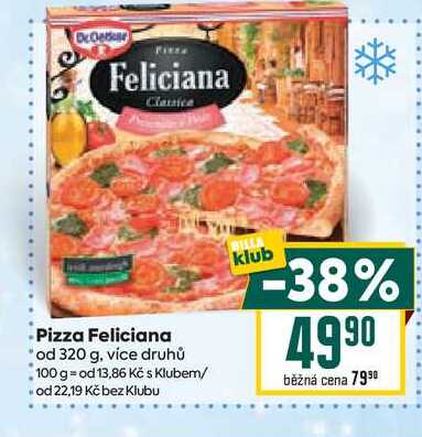Pizza Feliciana od 320 g
