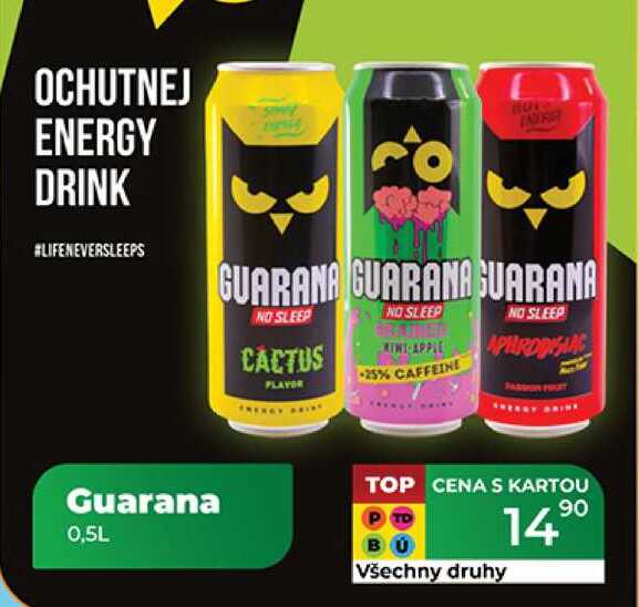 Guarana energy drink 0,5 l