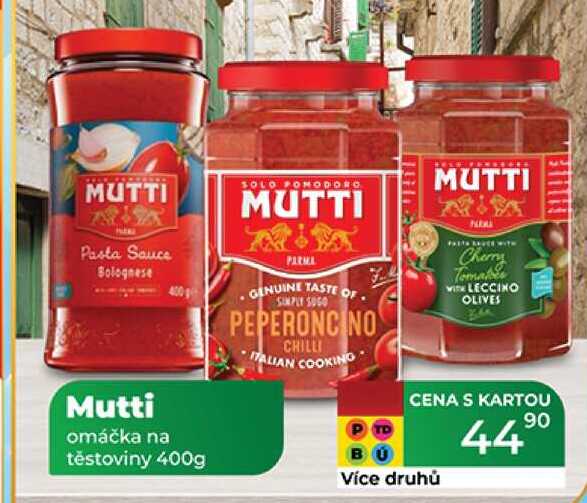 Mutti omáčka na těstoviny 400 g