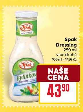 Spak Dressing 250 ml