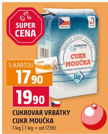CUKROVAR VRBÁTKY CUKR MOUČKA 1 kg