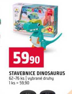 STAVEBNICE DINOSAURUS 62-76 ks vybrané druhy
