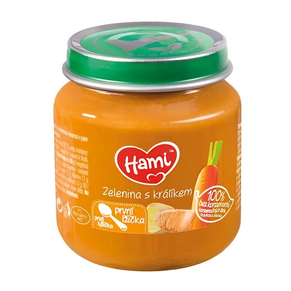 Hami Zelenina s králičím masem - První lžička 4m+