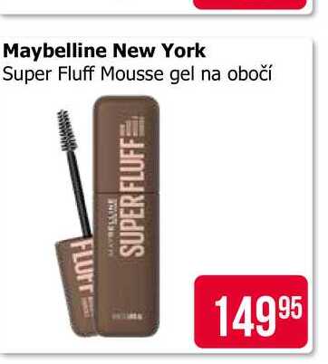 Maybelline New York Super Fluff Mousse gel na obočí