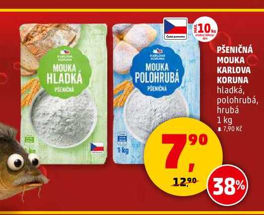 PŠENIČNÁ MOUKA KARLOVA MOUKA, 1 kg