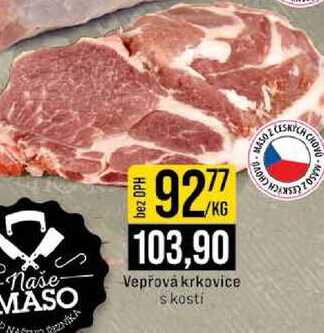 Vepřová krkovice s kosti 1kg