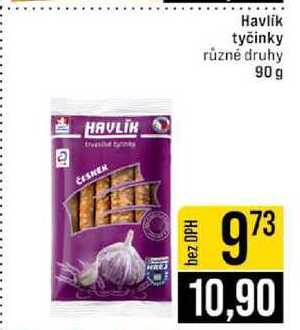 Havlik tyčinky různé druhy 90g