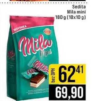 Sedita Mila mini 180 g (18x10 g)