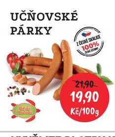 UČŇOVSKÉ PÁRKY 100g 