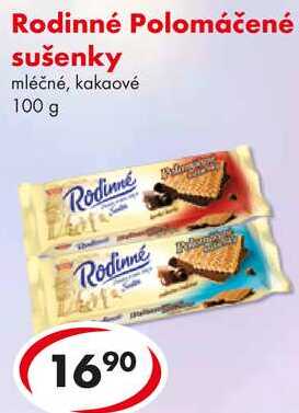 Rodinné Polomáčené sušenky, 100 g v akci