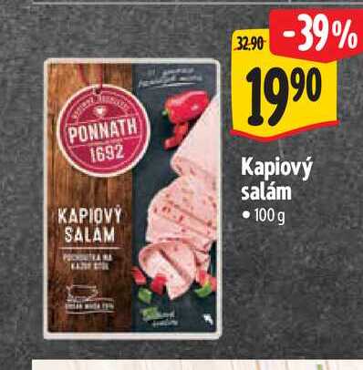 Kapiový salám 100 g