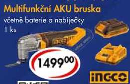 Multifunkční AKU bruska 