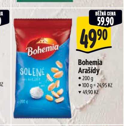   Bohemia Arašídy 200 g 