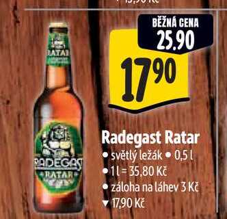 Radegast Ratar 0,5 l