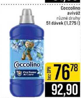 Coccolino aviváž různé druhy 5l dávek 1,275l
