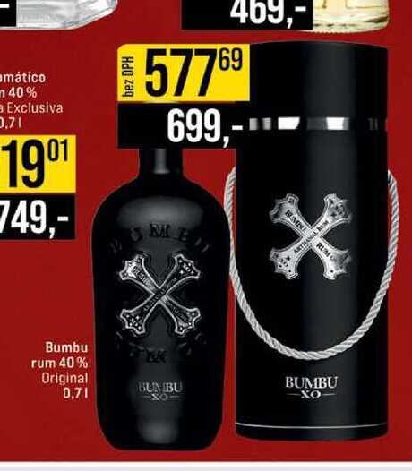 Bumbu rum 40% Original 0,7l