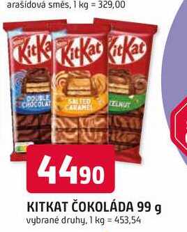 KITKAT ČOKOLÁDA 99 g 