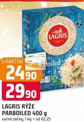 Lagris Rýže parboiled 4 varné sáčky 400g