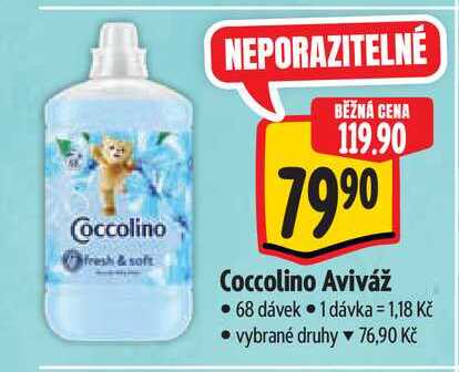 Coccolino Aviváž 68 dávek