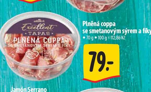   Plněná coppa se smetanovým sýrem a fíky 70 g 