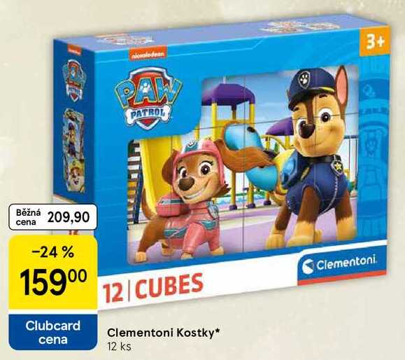 Clementoni Kostky, 12 ks   