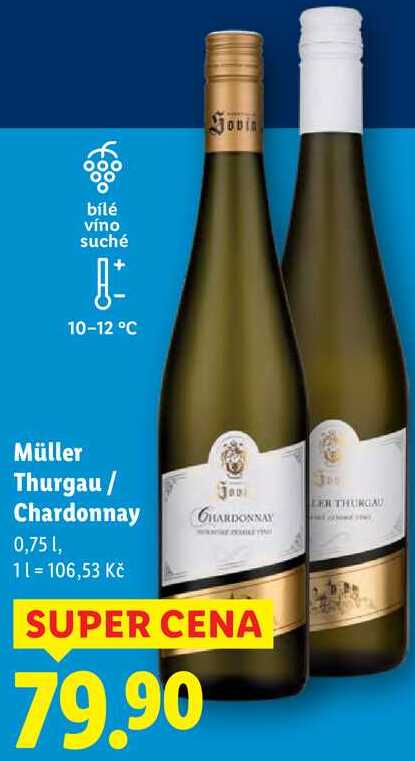 Müller Thurgau/Chardonnay, 0,75 l