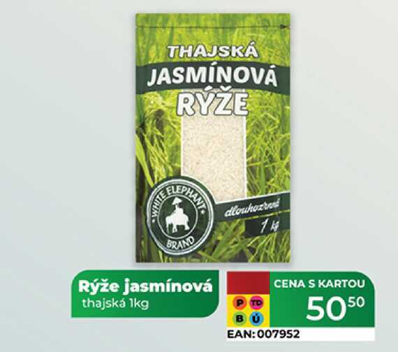 Rýže jasmínová thajská 1kg