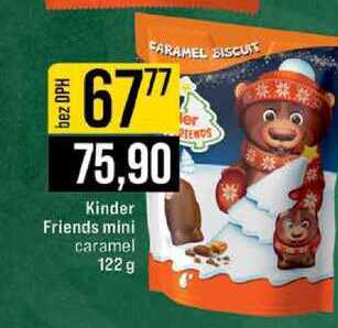 Kinder Friends mini caramel 122 g