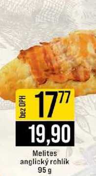 Melites anglický rohlík 95 g 