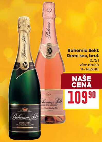 Bohemia Sekt Demi sec, brut 0,75l