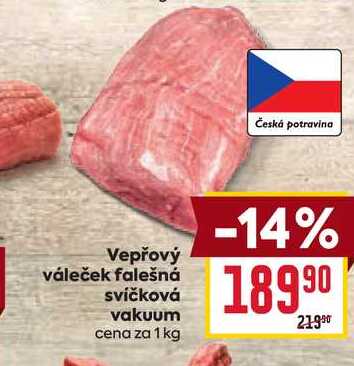 Vepřový váleček falešná svíčková vakuum cena za 1 kg 