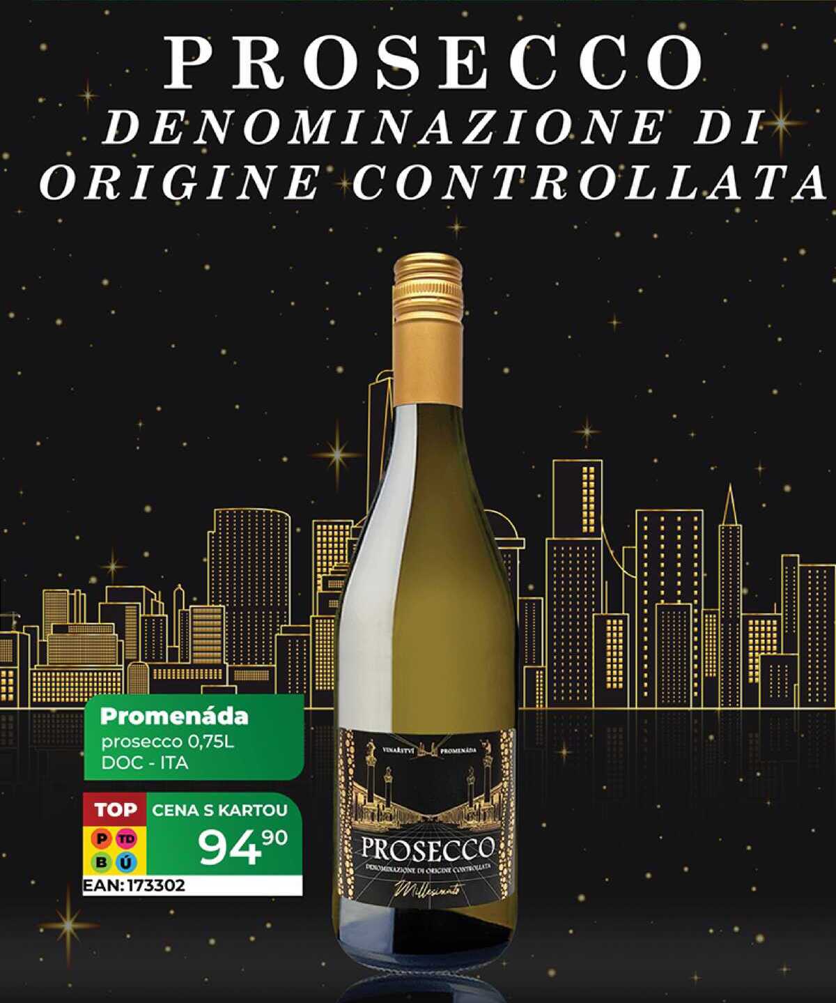 Promenáda prosecco 0,75L DOC - ITA