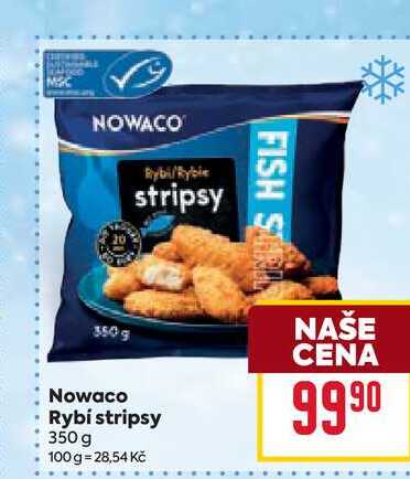 Nowaco Rybí stripsy 350 g