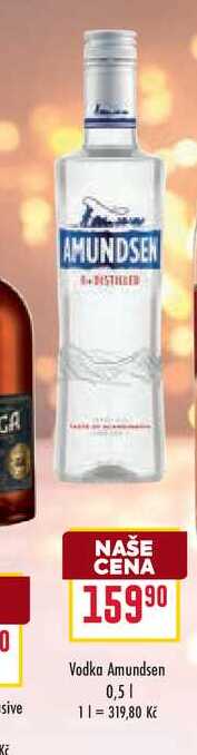 Vodka Amundsen 0,5l v akci