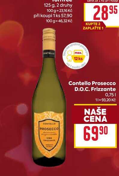 Contello Prosecco D.O.C. Frizzante 0,75l