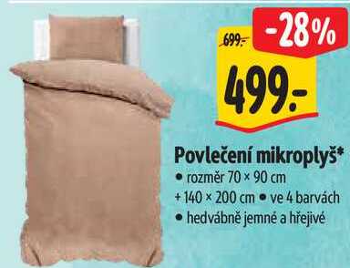 Povlečení mikroplyš*