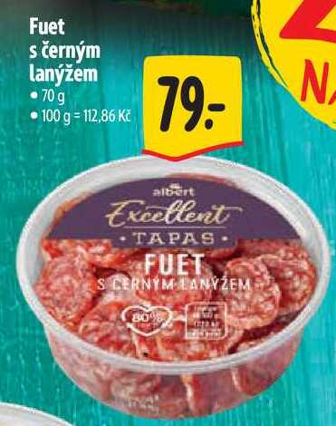 Fuet s černým lanýžem, 70 g