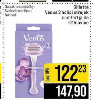 Gillette Venus 3 holicí strojek comfortglide +2 hlavice