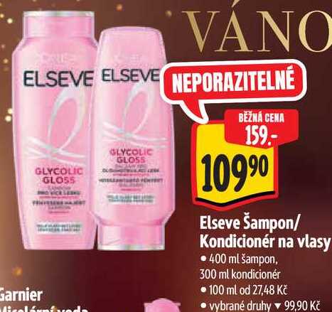 Elseve Kondicionér na vlasy, 300 ml
